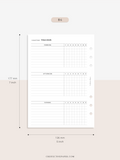 T129 | Monthly Routine Tracker
