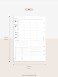 W117_2023 | 2023 Dated Weekly Planner, 24-hour Time Scheduler, WO4P