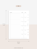 M114_2023 | 2023 Monthly Planner Printable Template (MO2P)