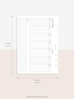 W102_H_2 | Horizontal Weekly Planner Printable