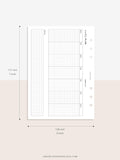 W102_H_2 | Horizontal Weekly Planner Printable