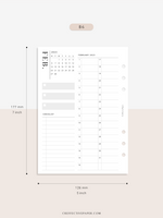 M113_V_2023 | 2023 Monthly Planner Printable (MO1P_Vertical)