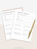 N122-5 | Emotion Therapy Journal Template