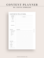 N131-6 | Content Planner for Social Media