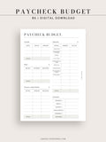 T125 | Paycheck Budget Planner