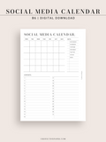 N131-4 | Social Media Calendar