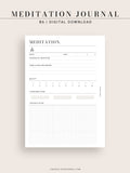 N122 | Wellness Journal Bundle, Mind Health Care Planner Set