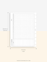 T101_M | Monthly Goal & Habit Tracker Template