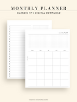 M121 | Monthly Planner, MO2P