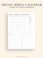 N131-4 | Social Media Calendar