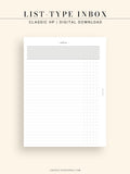 N116 | List-Type Inbox for Task, To-do, Project and Checklist