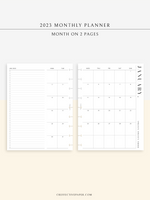 M114_2023 | 2023 Monthly Planner Printable Template (MO2P)