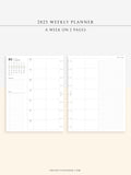 W108_01GX_WO2P_2023 | 2023 Dated Weekly Planner Inserts Printable Template