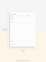 N105 | Meeting Notes Template