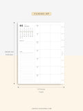 W108_01GX_WO2P_2023 | 2023 Dated Weekly Planner Inserts Printable Template