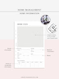 N115 | Home Management & House Maintenance Log