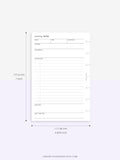 N105 | Meeting Notes Template