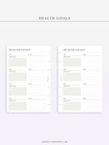 N121-2 | Health Goals Setting Planner, Wellness Journal