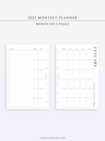 M114_2023 | 2023 Monthly Planner Printable Template (MO2P)