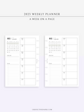 W108_01GX_WO1P_2023 | 2023 Dated Weekly Planner Inserts Printable Template