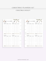 B103 | Christmas Planner Bundle, 10 of Set