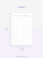 T126 | Expense Tracker in Budget, Spending Log Template