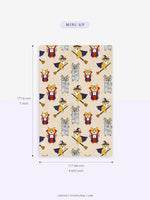 DA115 | Halloween Corgi Dashboard Template, Set of 4