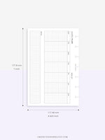 W102_H_2 | Horizontal Weekly Planner Printable