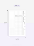 M115 | Monthly Project Timeline Template, Business Planner