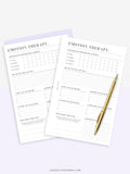 N122-5 | Emotion Therapy Journal Template