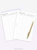 N119-L | Bill & Subscription List