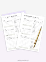T125 | Paycheck Budget Planner