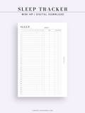 T132 | Monthly Sleep Tracker