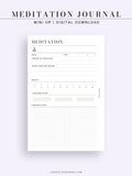 N122 | Wellness Journal Bundle, Mind Health Care Planner Set