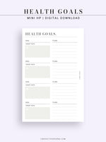 N121 | Wellness Journal Bundle, Body Health Care Planner Set