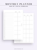 M120 | Basic Monthly Planner, MO2P