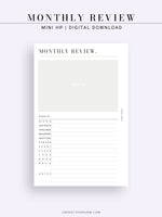 M119 | Monthly Review, Month at a Glance, Monthly Overview