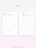 D103 | Daily Task List Printable, To-do List Organizer, Checklist Template