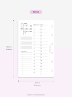 M113_V_2023 | 2023 Monthly Planner Printable (MO1P_Vertical)