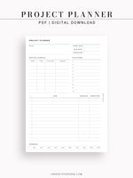 N106 | Project Planner Template