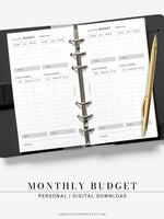 T106 | Monthly Budget Financial Planner