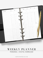 W112 | To-do List Type Weekly Schedule Planner Printable Inserts