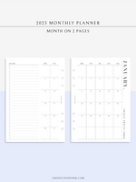 M114_2023 | 2023 Monthly Planner Printable Template (MO2P)
