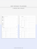 W117_2023 | 2023 Dated Weekly Planner, 24-hour Time Scheduler, WO4P