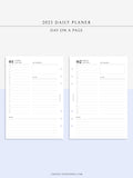 D111_C_2023 | 2023 Dated Daily Planner, Lined Layout, Day on a Page