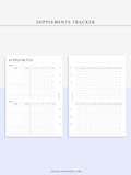 N121-6 | Vitamins & Supplements Tracker, Medication Log Template