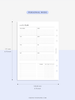 W122 | Weekly Planner, WO1P