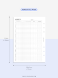 T132 | Monthly Sleep Tracker