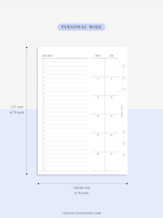 M114_2023 | 2023 Monthly Planner Printable Template (MO2P)