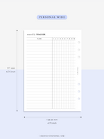 T128 | Monthly Goal & Habit Tracker, MO2P
